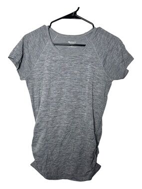 Athleta Heather Gray Short Sleeve Active Tee